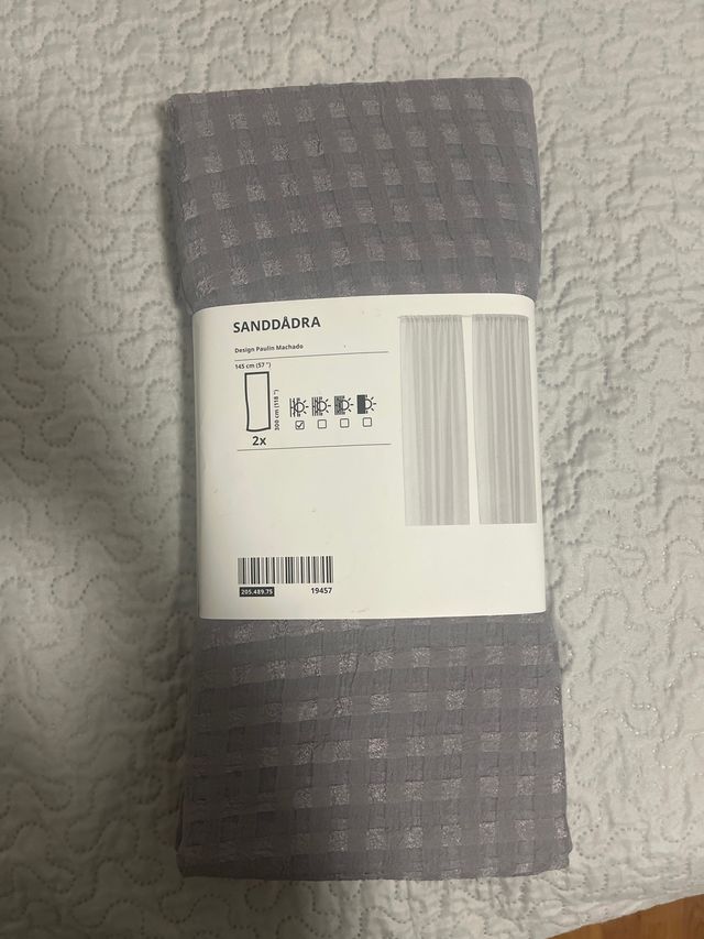 Cortinas IKEA SANDDRADRA Gris