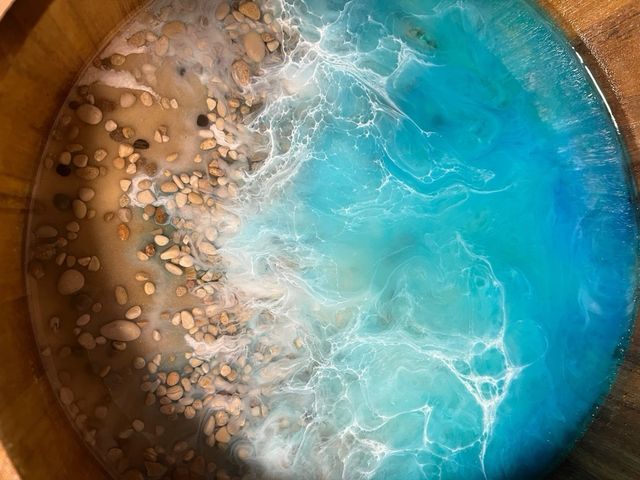 Bandeja Resina Mar Arena Piedras