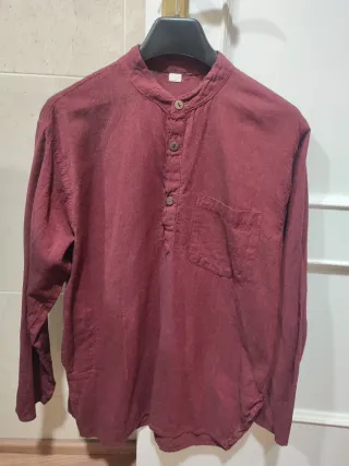 Camisa cuello Mao Talla M