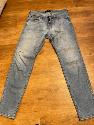 Pantalones vaqueros Hollister azules