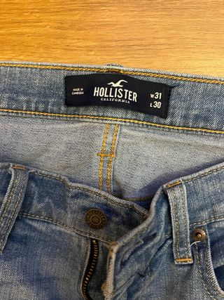 Pantalones vaqueros Hollister azules