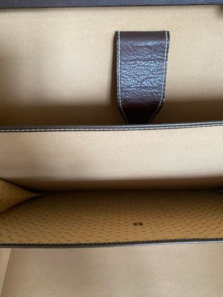 Maletín rígido Beige y Marrón