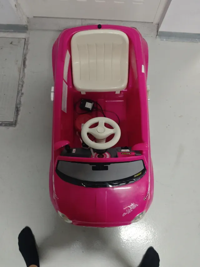 Coche eléctrico infantil rosa