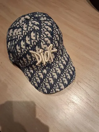 Gorra Christian Dior Beige y Azul