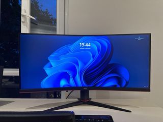 Monitor Curvo Ultrawide AOC CU34G2X/BK
