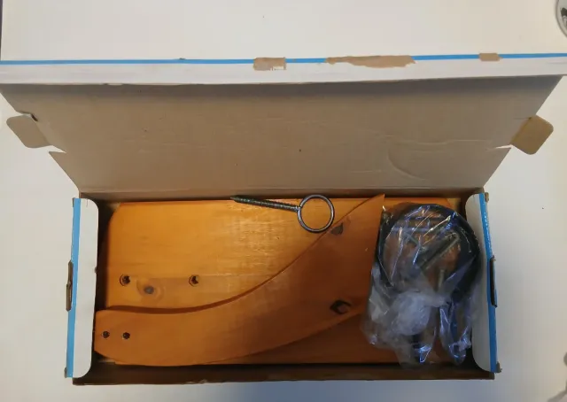 Soporte Jamonero Gondola Madera y Metal