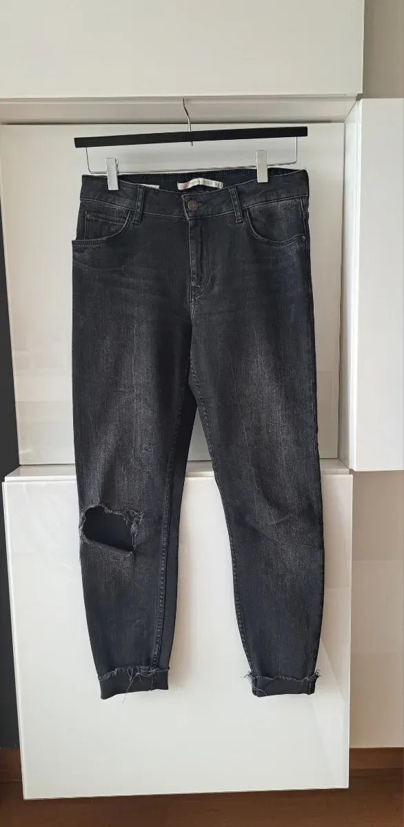 Jeans Bershka Super Skinny Negros