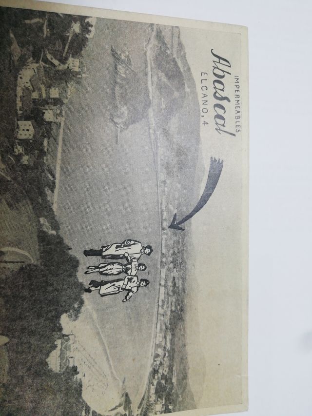 Publicidad antigua impermeables Abascal