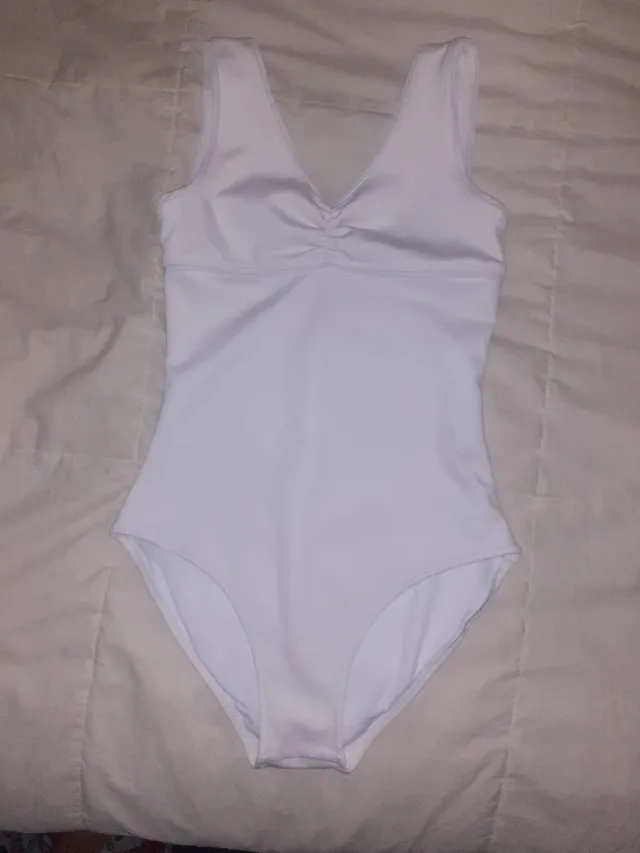 Mallot niña 7-8 años blanco