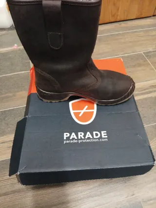Botas de seguridad soldador Parade Marrón