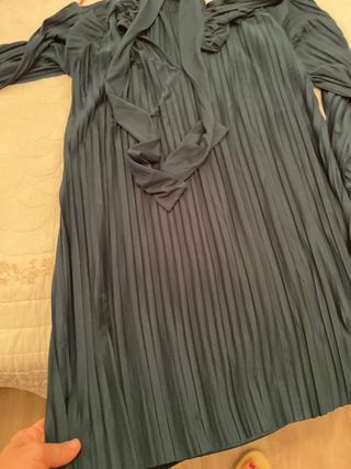 Vestido Zara plisado talla única