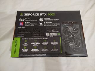 Caja RTX 4060 ventus msi