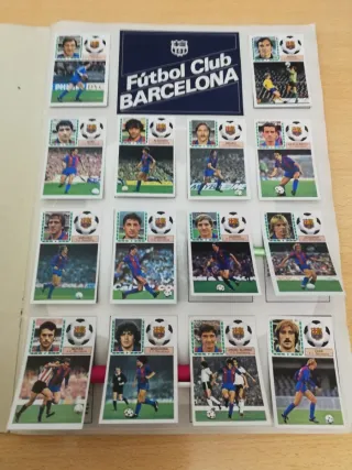 Album Este 84-85 completo, un cromo por casilla.