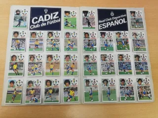 Album Este 84-85 completo, un cromo por casilla.