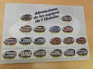Album Este 84-85 completo, un cromo por casilla.