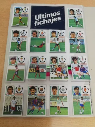 Album Este 84-85 completo, un cromo por casilla.