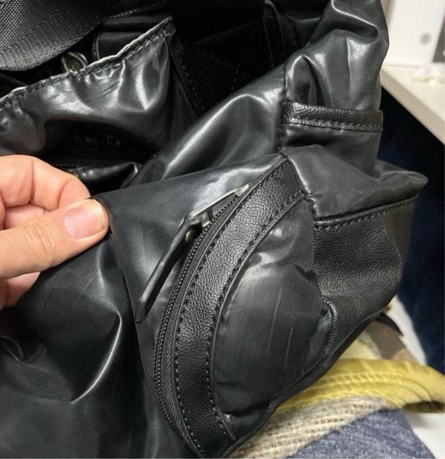 Bolso mochila mujer negro