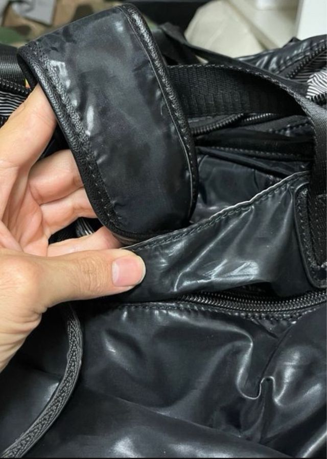 Bolso mochila mujer negro