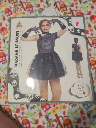 Disfraz Niña Madame Scissors Talla 10-12