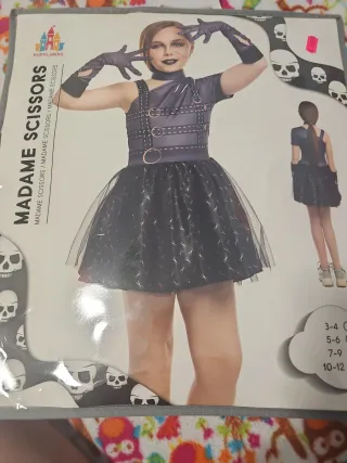 Disfraz Niña Madame Scissors Talla 10-12