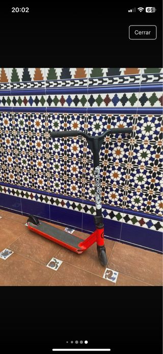 Patinete infantil rojo