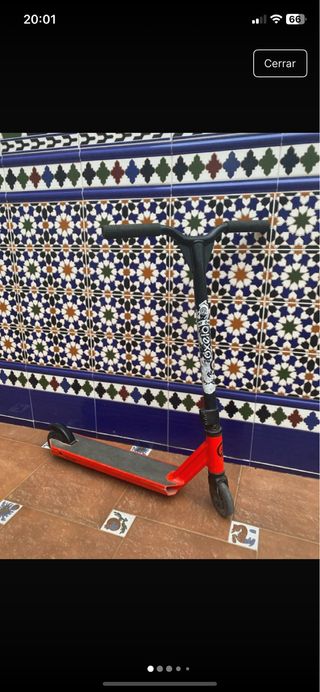 Patinete infantil rojo