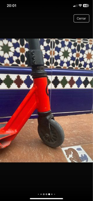 Patinete infantil rojo