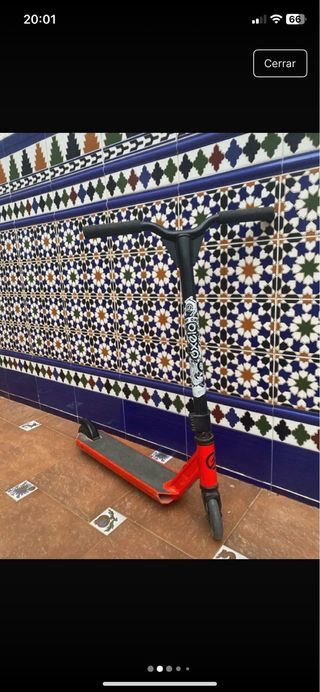 Patinete infantil rojo