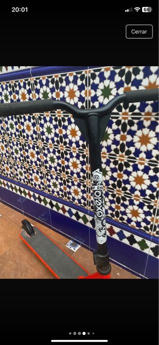 Patinete infantil rojo