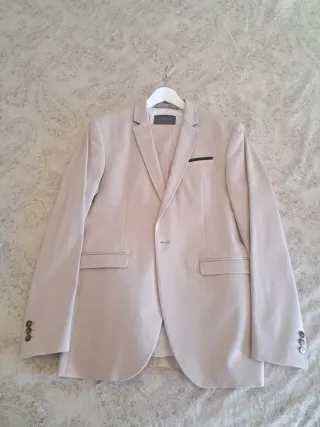 Traje Zara Man Beige Hombre