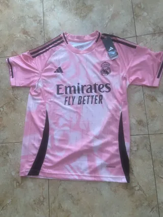 Camiseta Real Madrid Rosa Adidas Talla M