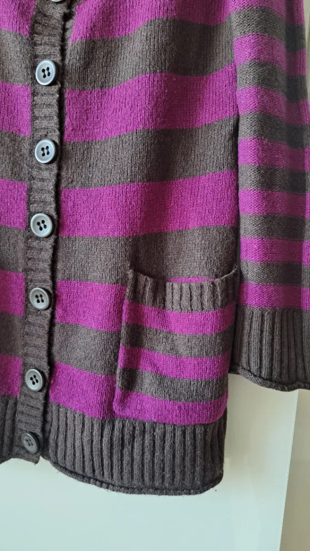 Chaqueta de punto Mango rayas