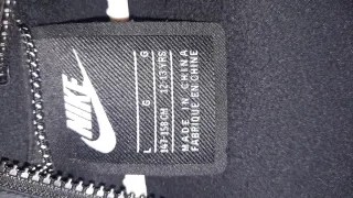 Chaqueta Nike Polar Azul y Blanca