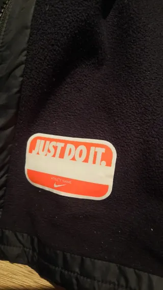 Chaqueta Nike Polar Azul y Blanca