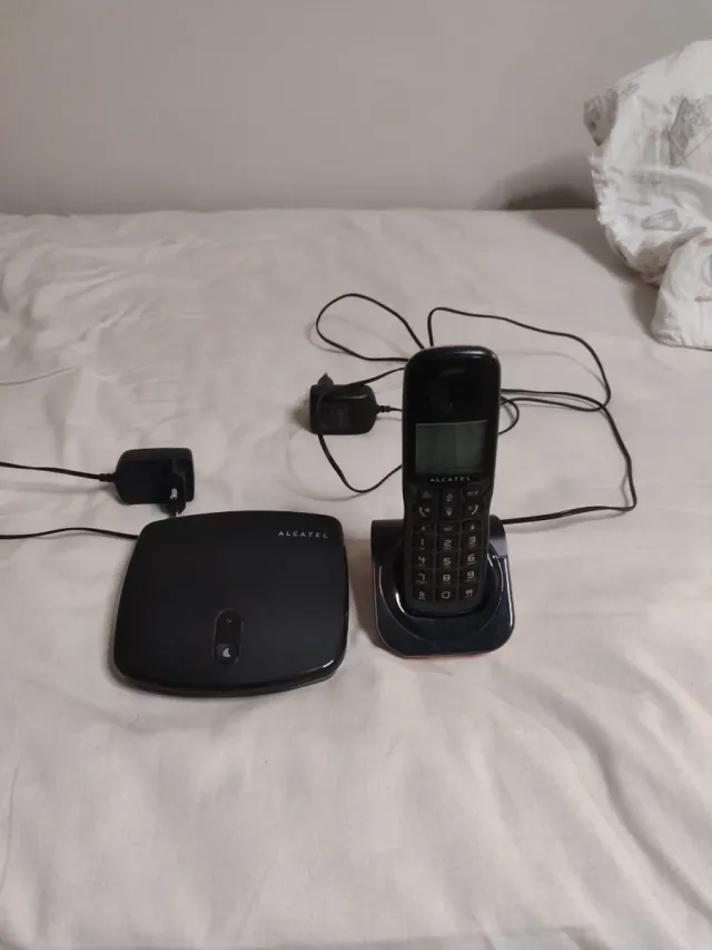Teléfono Inalámbrico DECT Alcatel Negro