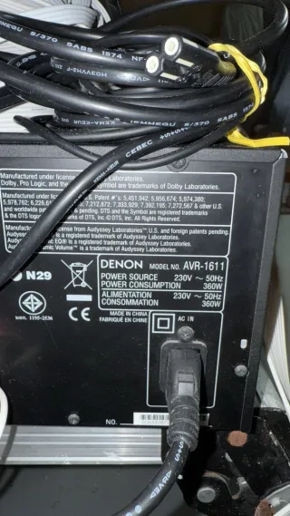 Denon AVR 1611 Home Cinema + Altavoces Bose