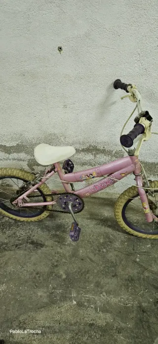Bicicleta infantil rosa