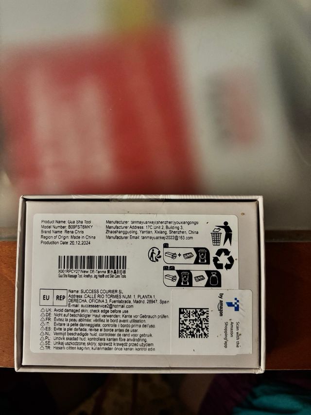 Piedra Guasha Rena Chris Amatista Natural