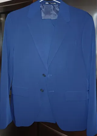 Traje ZARA Azul Hombre