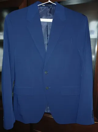 Traje ZARA Azul Hombre