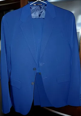 Traje ZARA Azul Hombre