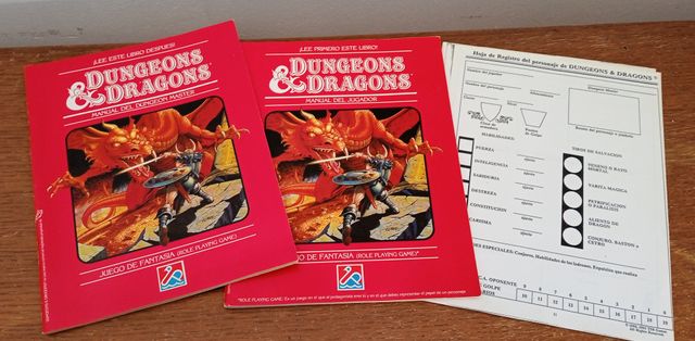 Dungeons/Dragons: Manuali Dungeon Master e Giocatore