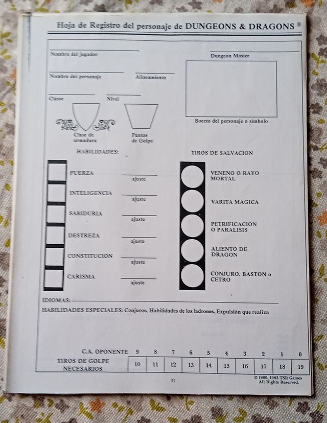 Dungeons/Dragons: Manuali Dungeon Master e Giocatore