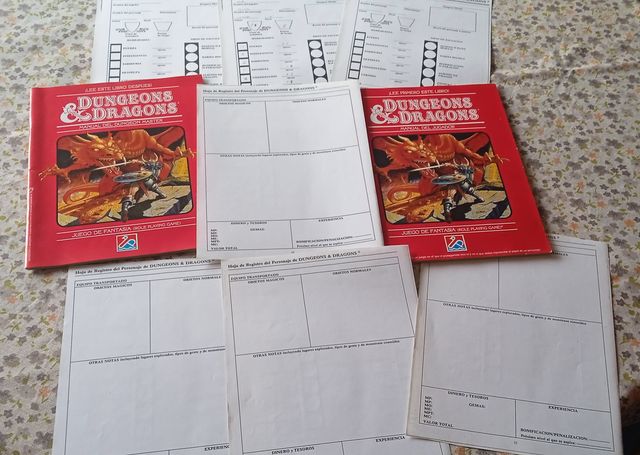 Dungeons/Dragons: Manuali Dungeon Master e Giocatore