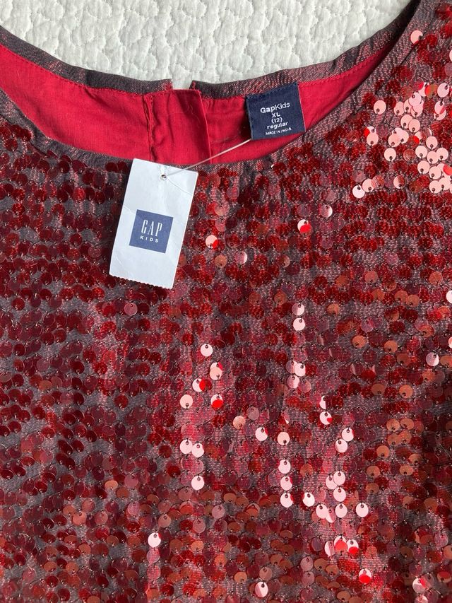 Vestido de lentejuelas rojo