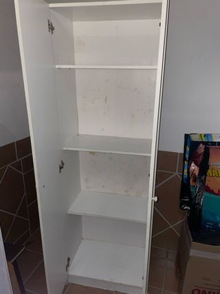 Armario blanco 2 puertas