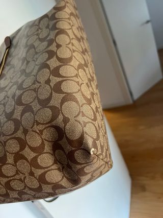 Bolso Coach de piel marrón
