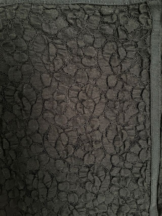 Vestido Negro Mango Palabra de Honor