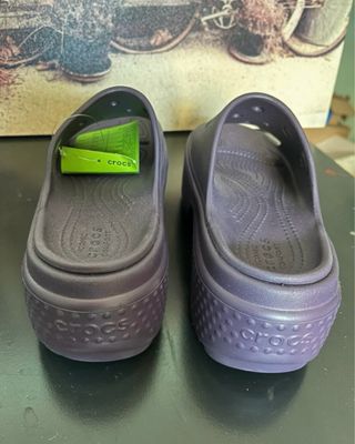 Ciabatte Crocs Platform Viola Scuro Nuove