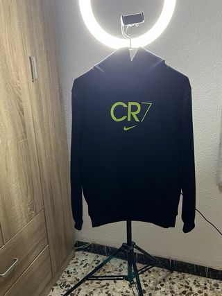 Sudadera Nike CR7 Club Fleece Niño Negra